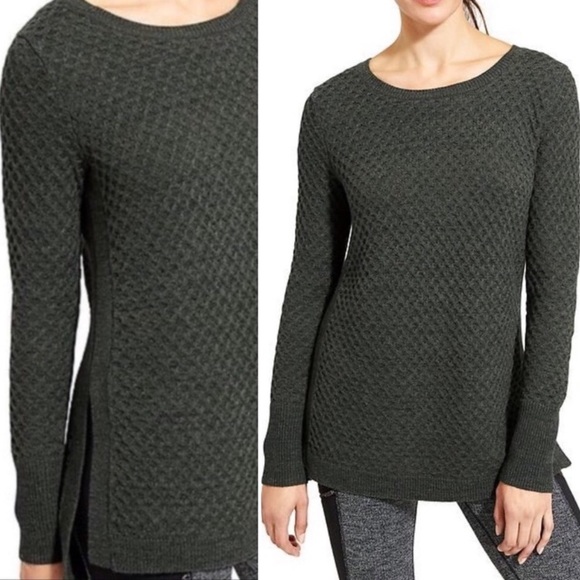 Athleta Sweaters - Athleta | Honeycomb Merino Wool Tunic Sweater